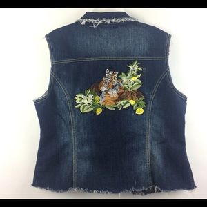 Upcycled Denim Hippie Chick Best by ColdCase